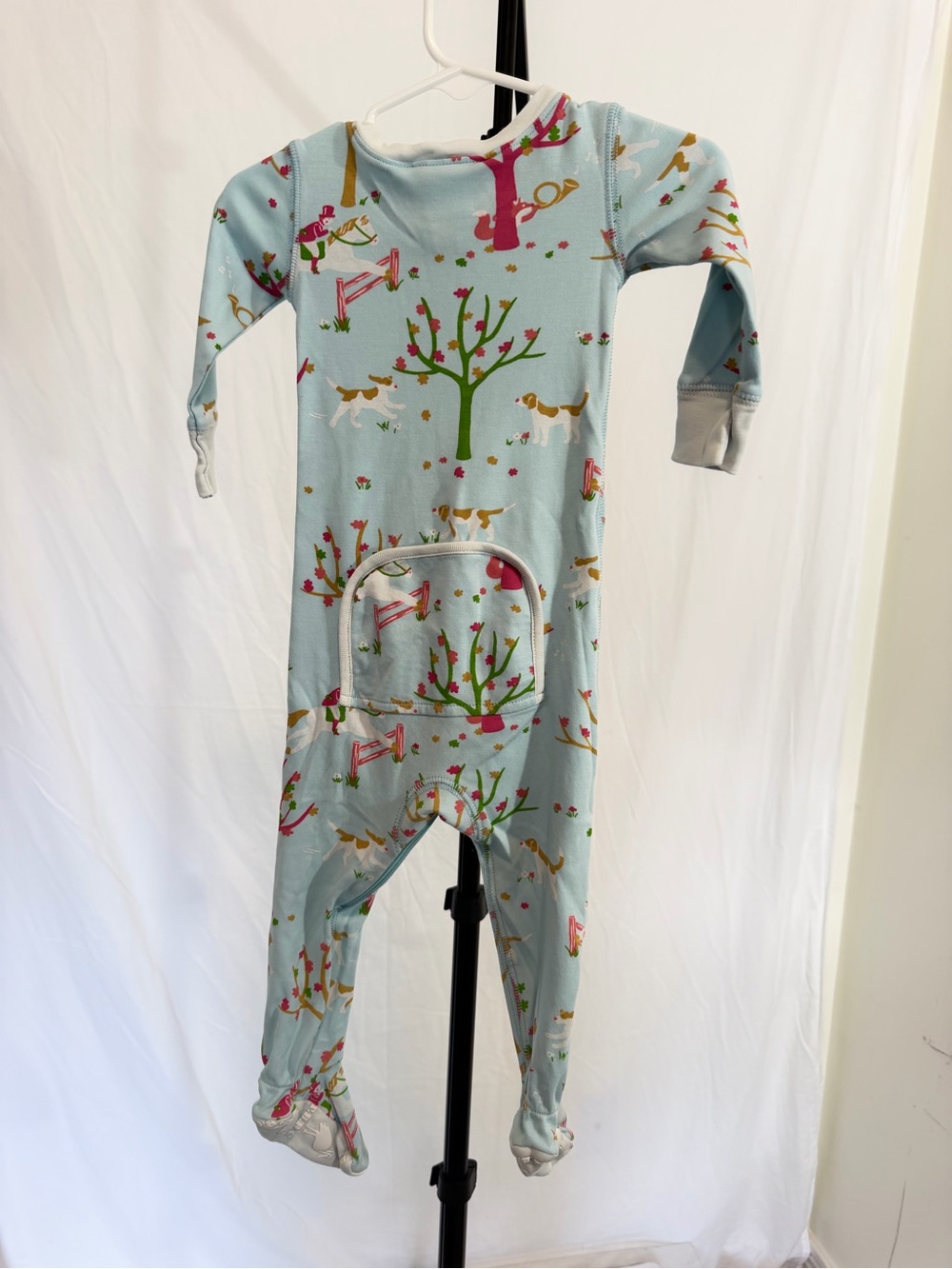 The Beaufort Bonnet Company Footie Pajamas | 12-18 Months | Equestrian Print - Picture 11 of 14